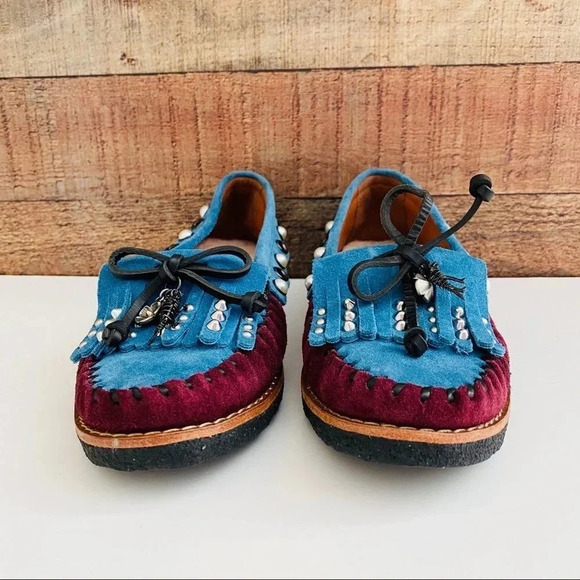 NWOT Coach Rexy Roccasins Slip On Moccasins - Picture 3 of 8